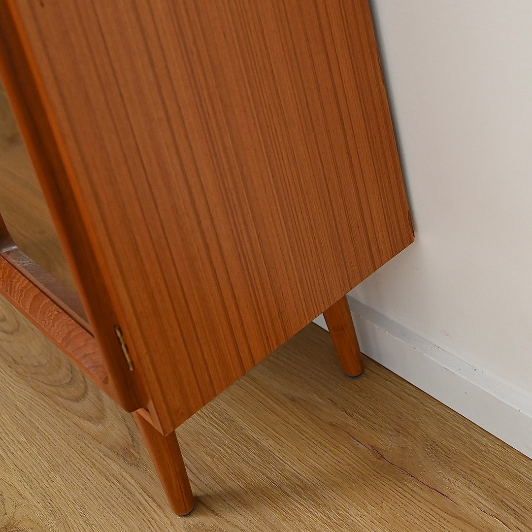 Mid Century Teak Sideboard Glass Display Cabinet by Chiswell