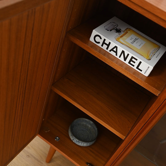 Mid Century Teak Sideboard Glass Display Cabinet by Chiswell