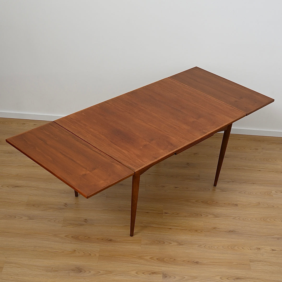 Parker Mid Century Teak Nordic Extendable Dining Table - Refinished