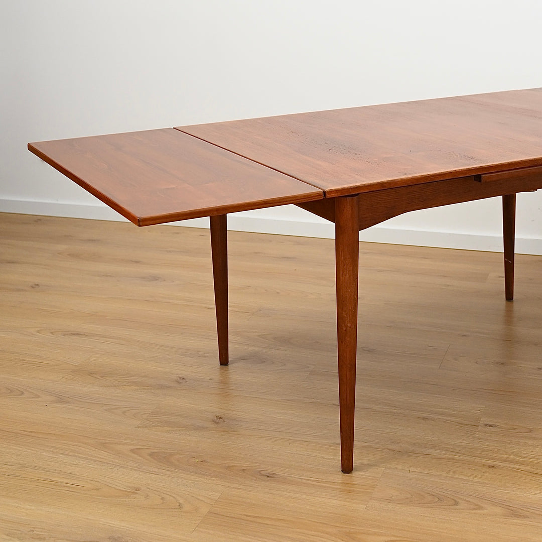 Parker Mid Century Teak Nordic Extendable Dining Table - Refinished