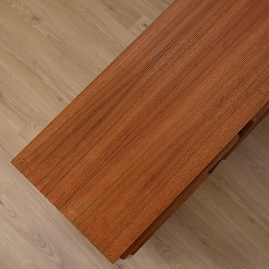 Mid Century Teak Sideboard LP Record Cabinet by Burgess