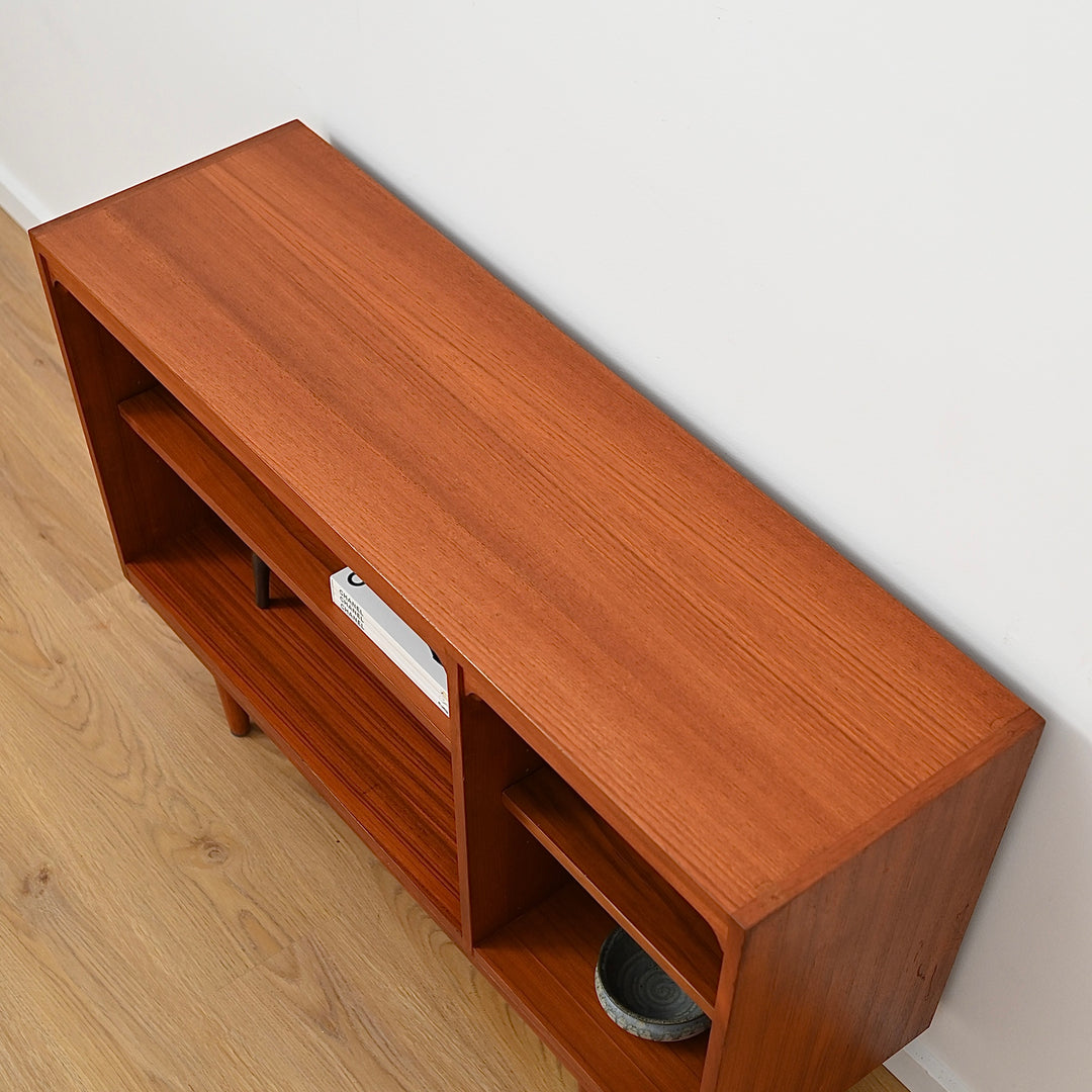 Mid Century Teak Sideboard LP Record Bookcase by Chiswell