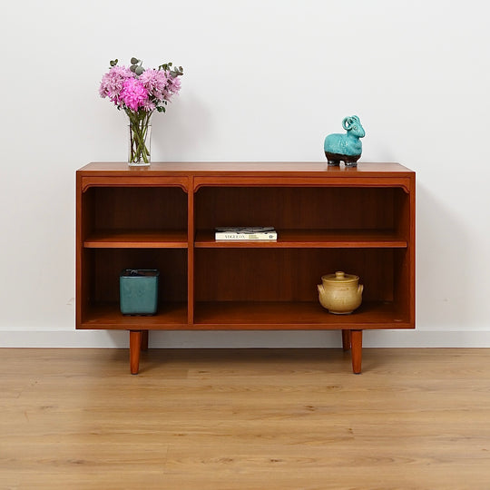 Mid Century Teak Sideboard LP Record Bookcase by Chiswell