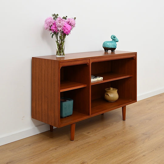 Mid Century Teak Sideboard LP Record Bookcase by Chiswell
