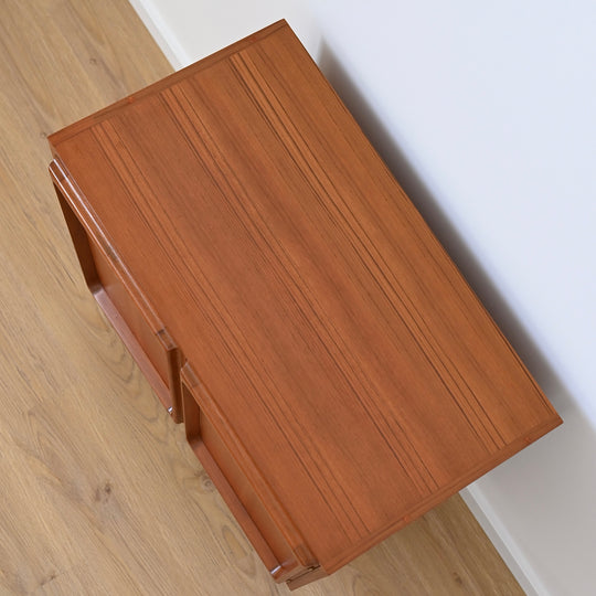 Mid Century Teak Sideboard LP Record Cabinet by Chiswell