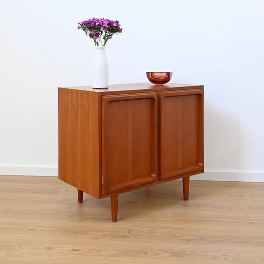 Mid Century Teak Sideboard LP Record Cabinet by Chiswell