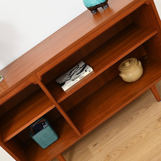 Mid Century Teak Sideboard LP Record Bookcase by Chiswell