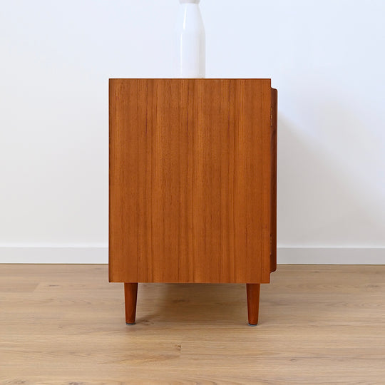 Mid Century Teak Sideboard LP Record Cabinet by Chiswell