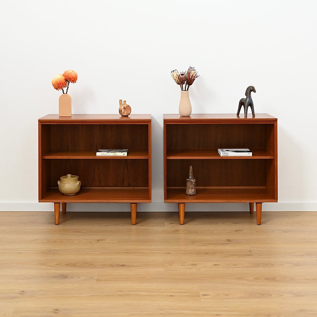 Mid Century Teak Sideboard LP Record Bookcase by Chiswell