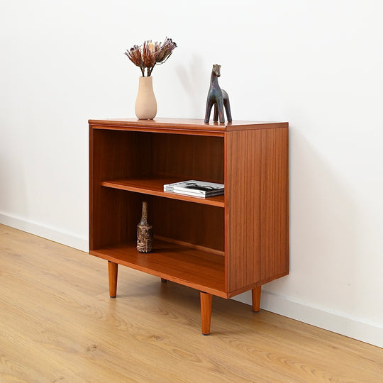 Mid Century Teak Sideboard LP Record Bookcase by Chiswell