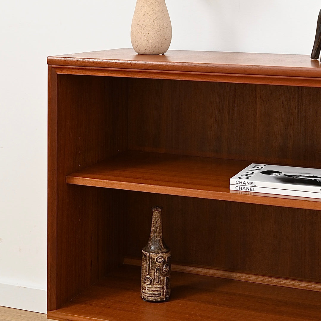 Mid Century Teak Sideboard LP Record Bookcase by Chiswell