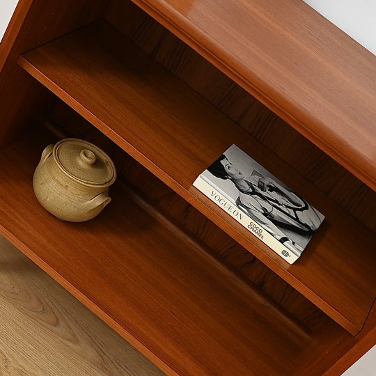 Mid Century Teak Sideboard LP Record Bookcase by Chiswell