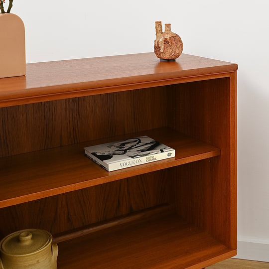 Mid Century Teak Sideboard LP Record Bookcase by Chiswell