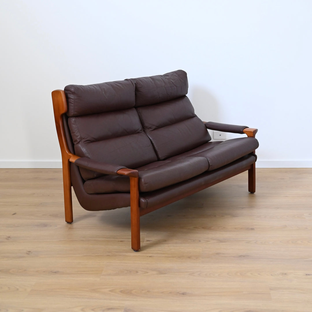 Tessa Delmont 3 Piece Leather Lounge Suite