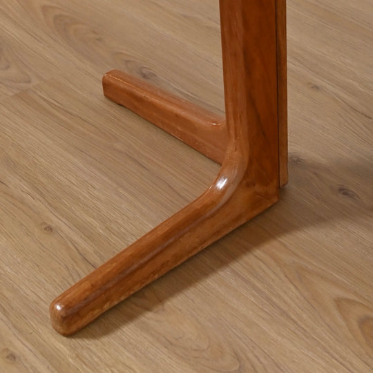 Mid Century Teak Extendable Round Dining Table