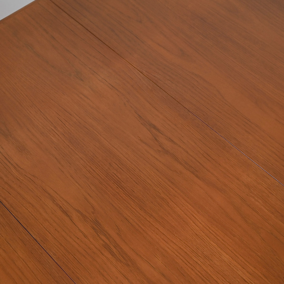 Mid Century Teak Extendable Round Dining Table