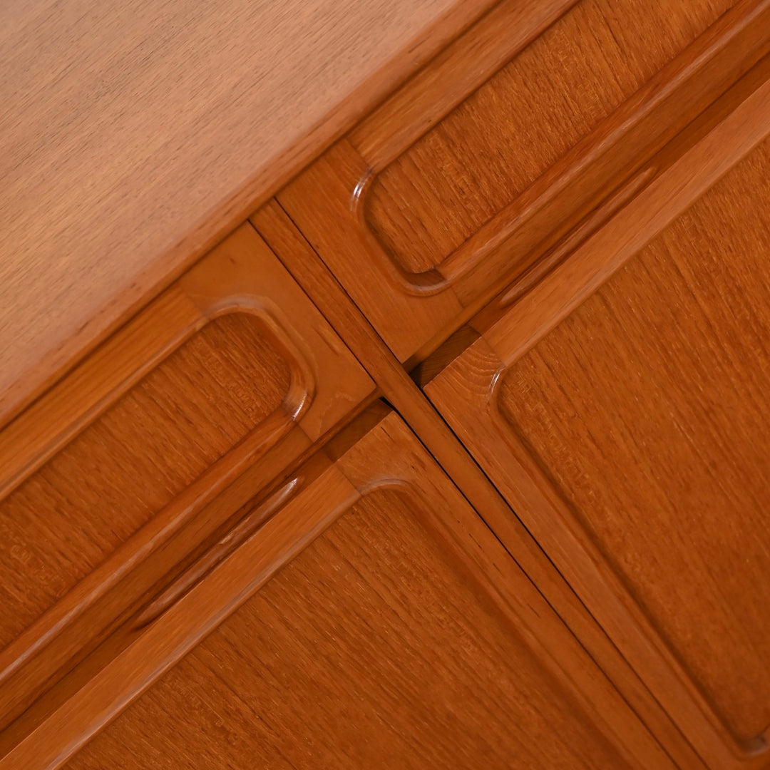 Mid Century Teak Sideboard Buffet by Noblett