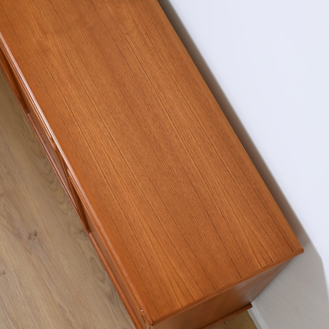 Mid Century Teak Sideboard Buffet by Noblett