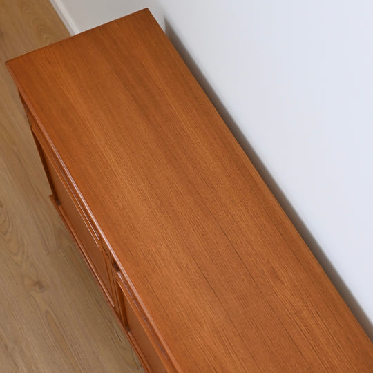 Mid Century Teak Sideboard Buffet by Noblett
