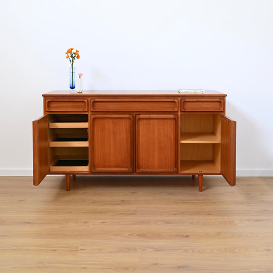 Mid Century Teak Sideboard Buffet by Chiswell