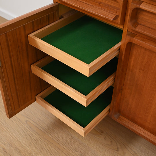 Mid Century Teak Sideboard Buffet by Chiswell