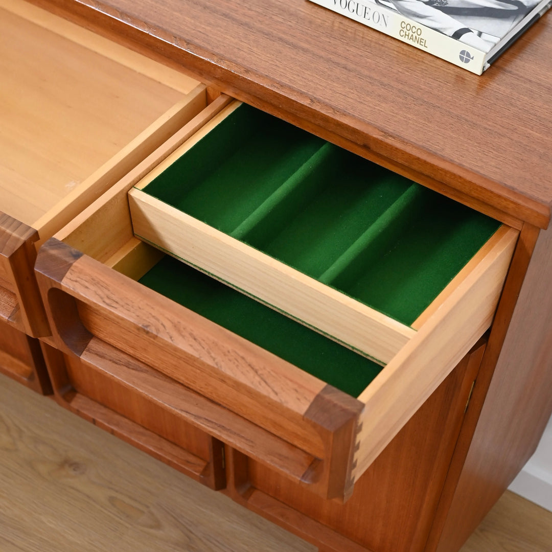 Mid Century Teak Sideboard Buffet by Chiswell