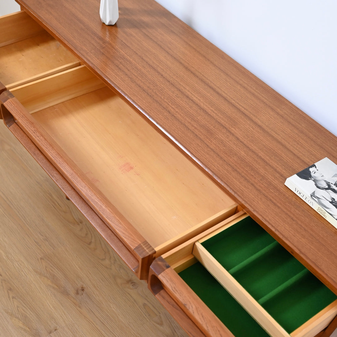 Mid Century Teak Sideboard Buffet by Chiswell