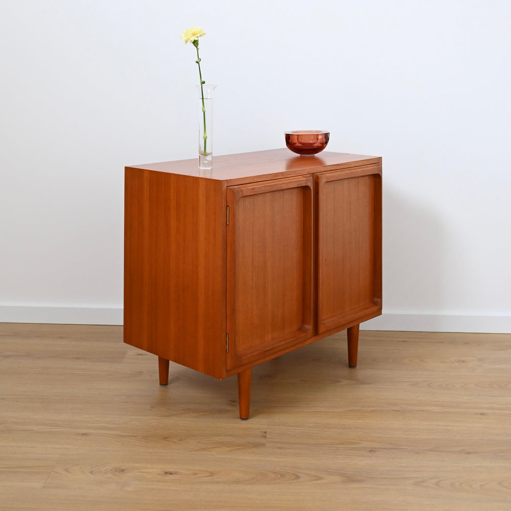 Mid Century Teak Sideboard LP Record Cabinet by Chiswell