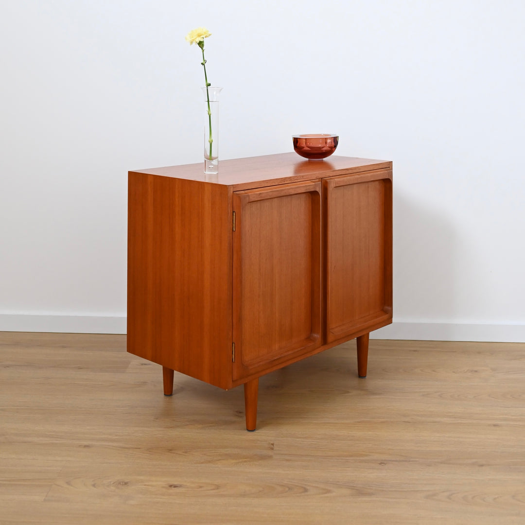 Mid Century Teak Sideboard LP Record Cabinet by Chiswell