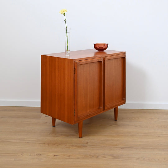 Mid Century Teak Sideboard LP Record Cabinet by Chiswell