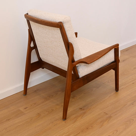 Mid Century Occasional high back Armchair by Fler