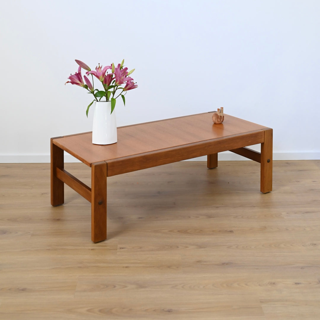 Pair of Teak Coffee Table and Lamp Table by Danish De Luxe