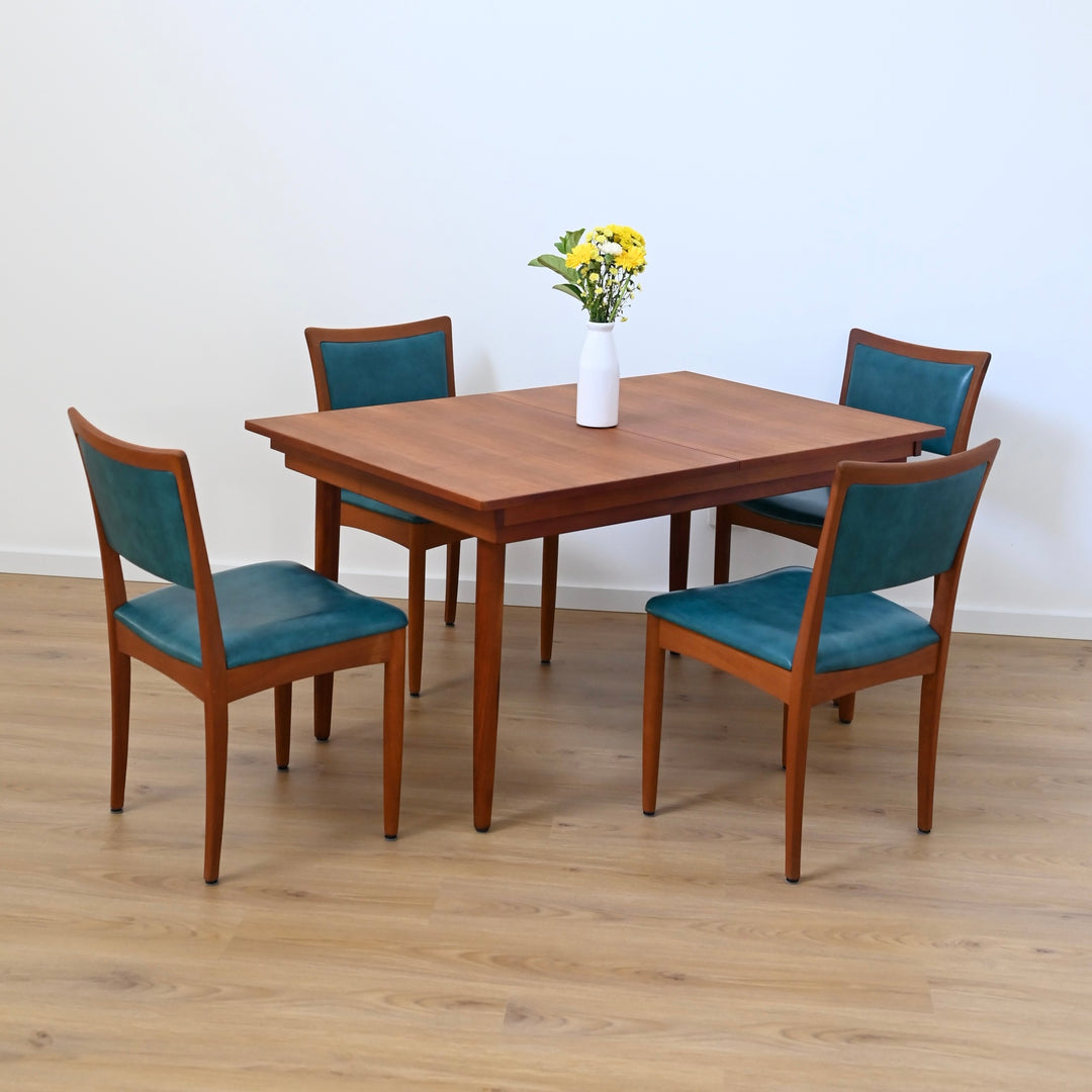 Mid Century Teak Extendable Dining Table by Chiswell