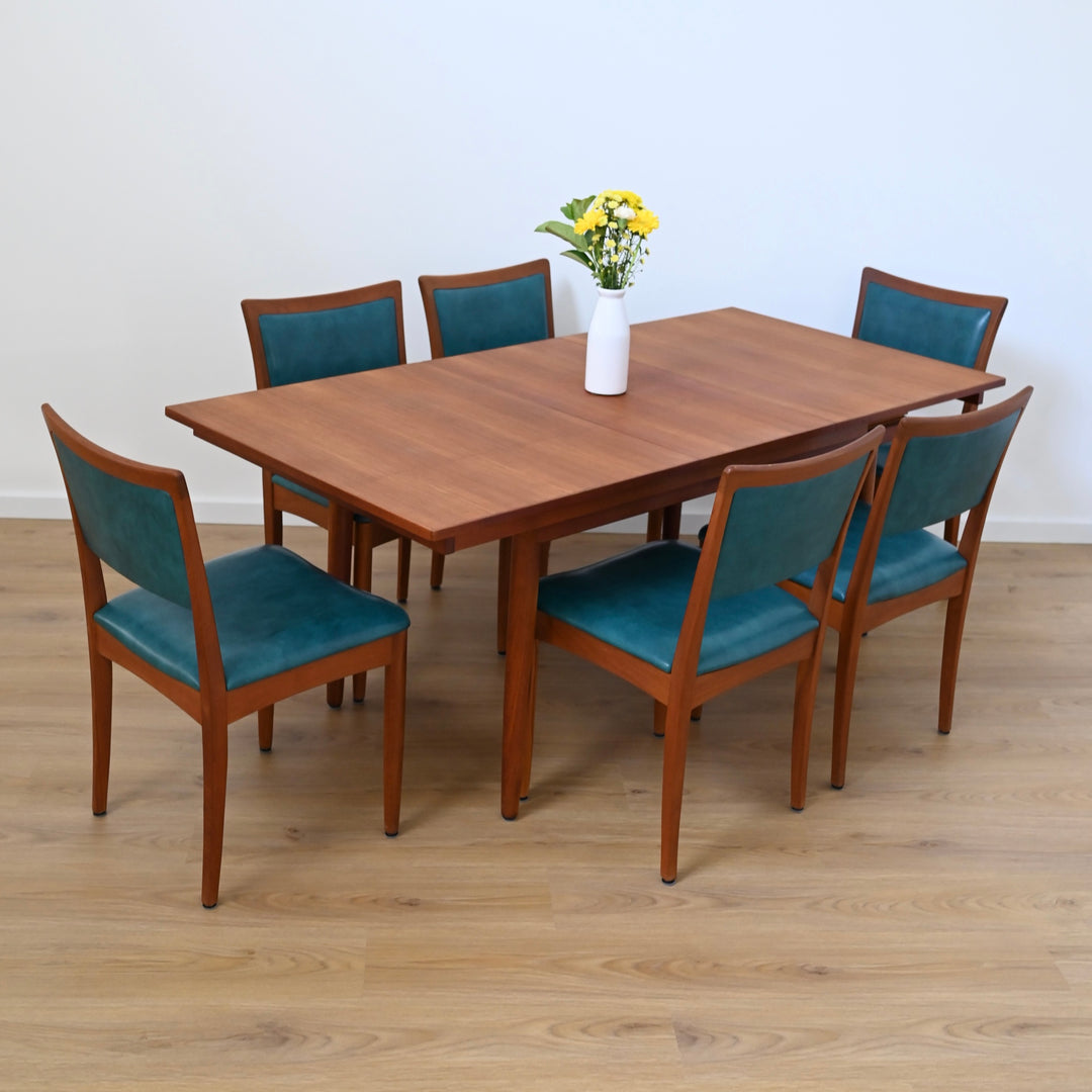 Mid Century Teak Extendable Dining Table by Chiswell