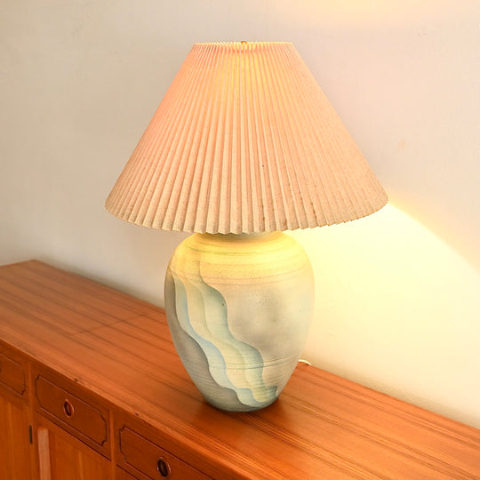 Mid Century Retro 1980s Large Table Lamp