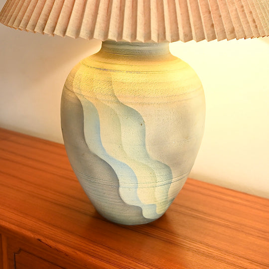 Mid Century Retro 1980s Large Table Lamp