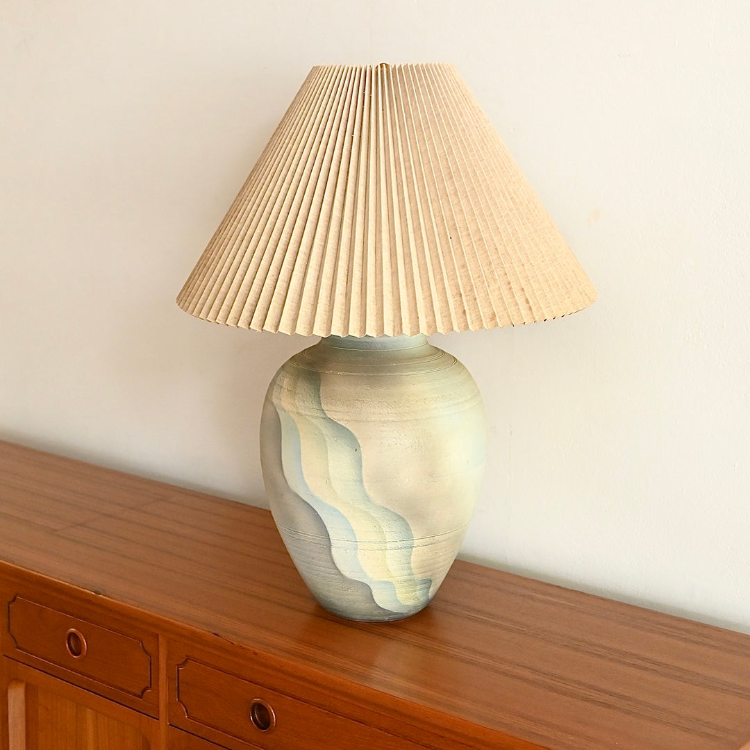 Mid Century Retro 1980s Large Table Lamp