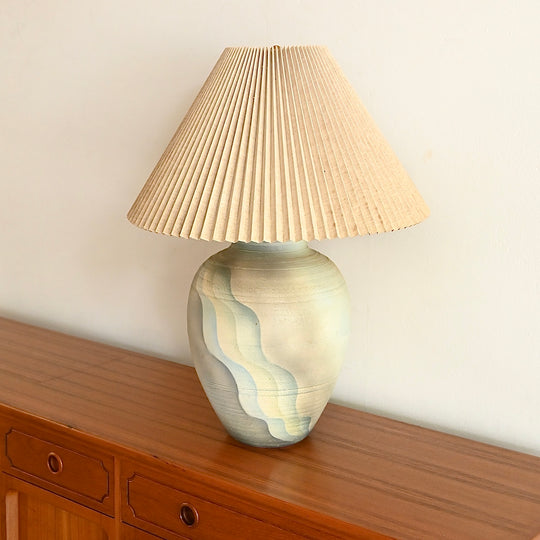 Mid Century Retro 1980s Large Table Lamp
