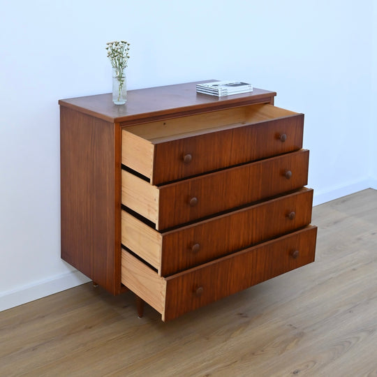 Teak Mid Century Dresser Drawers