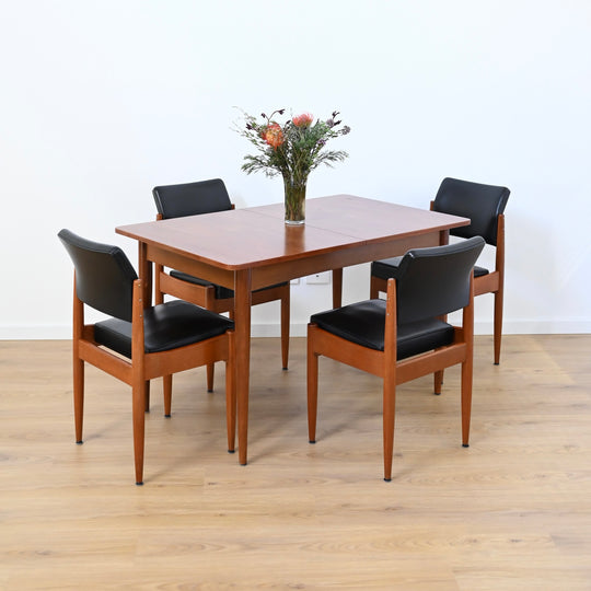 Mid Century Teak Extendable Dining Table