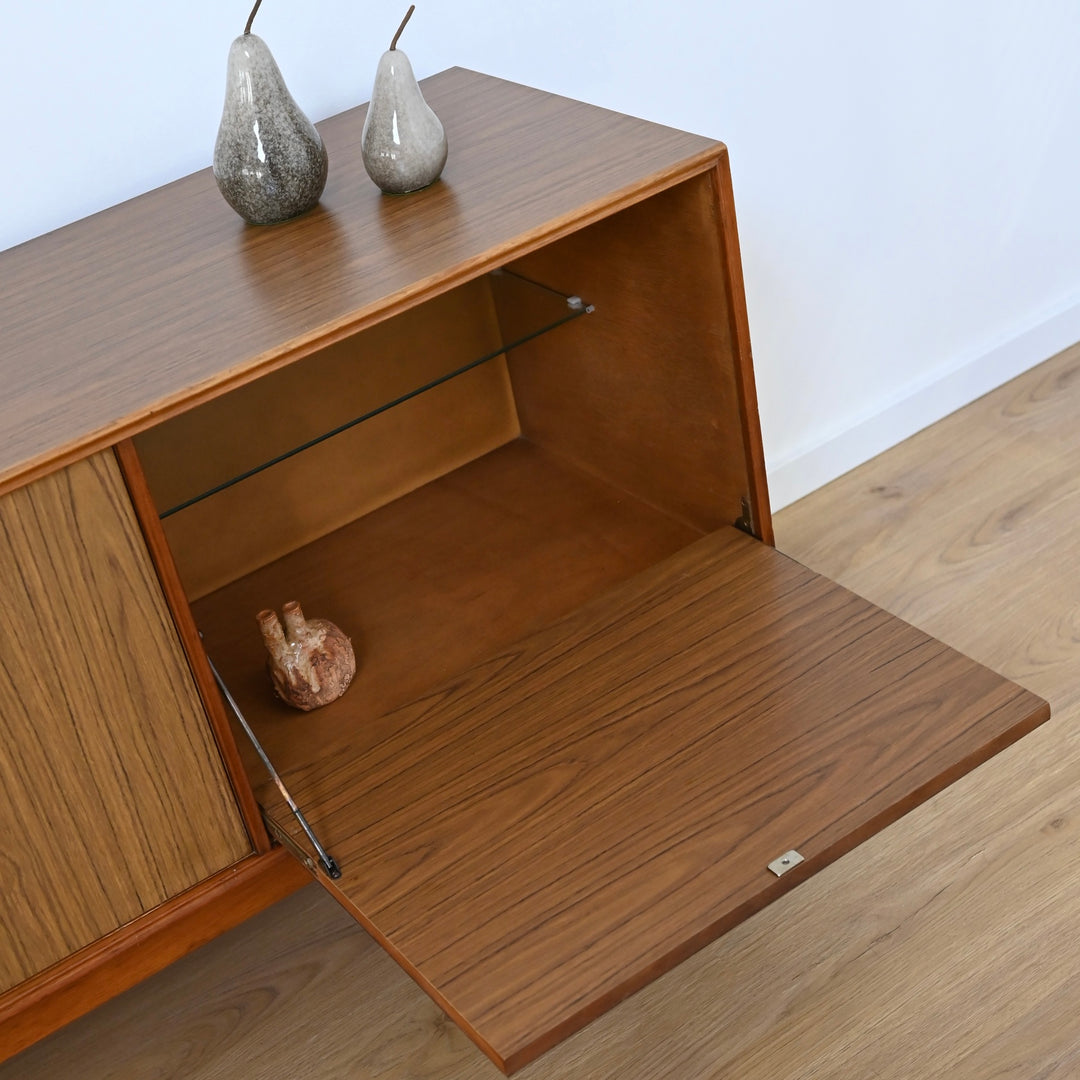 Mid Century Sideboard Credenza LP Record Cabinet by CRO