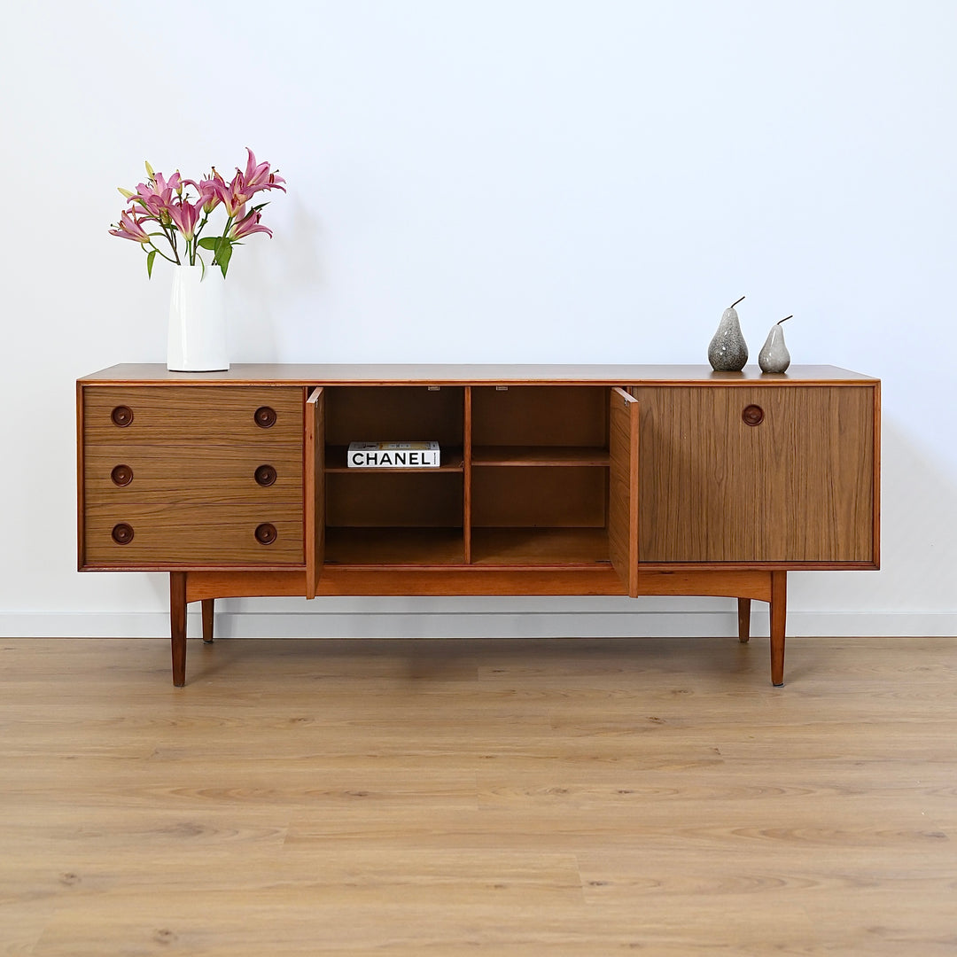 Mid Century Sideboard Credenza LP Record Cabinet by CRO