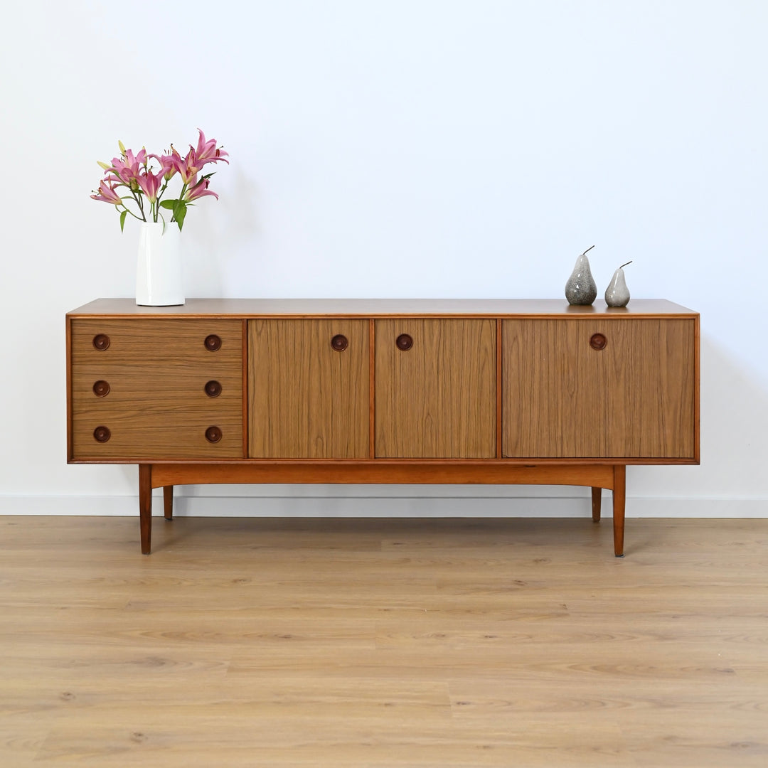 Mid Century Sideboard Credenza LP Record Cabinet by CRO