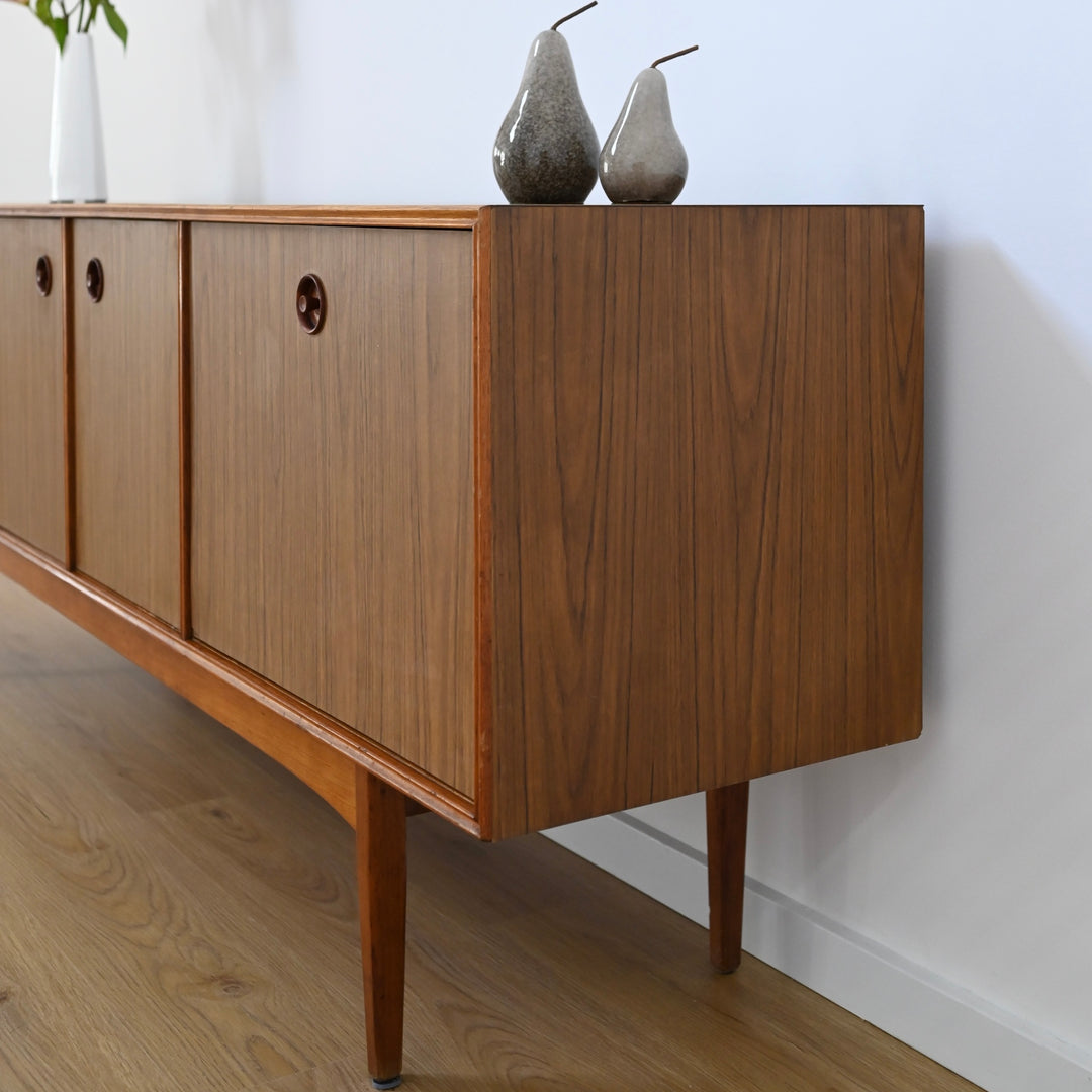Mid Century Sideboard Credenza LP Record Cabinet by CRO
