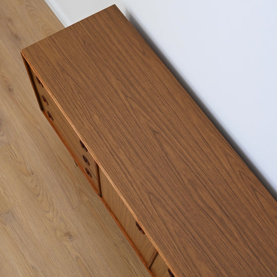 Mid Century Sideboard Credenza LP Record Cabinet by CRO