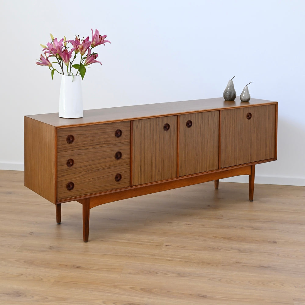 Mid Century Sideboard Credenza LP Record Cabinet by CRO