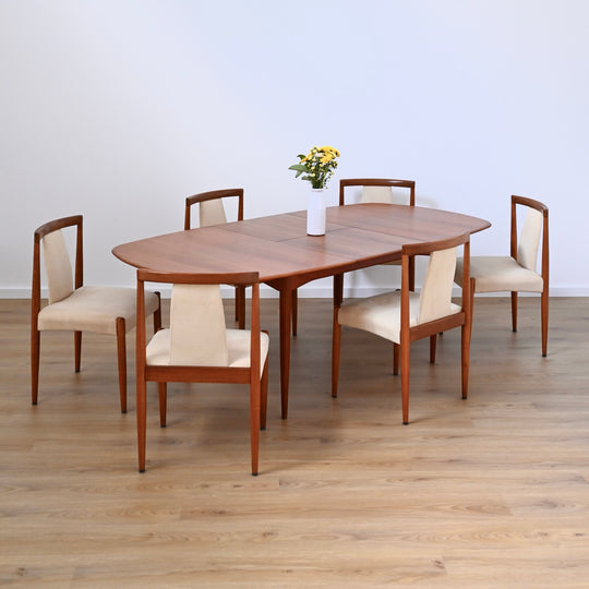 6x Mid Century Dining Chairs by TH Brown