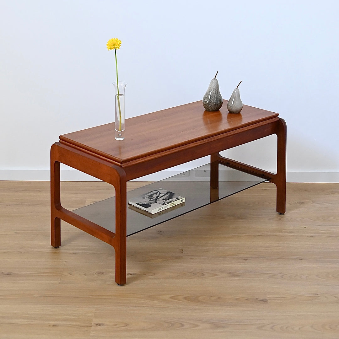 Mid Century Teak Coffee Table Console by Chiswell