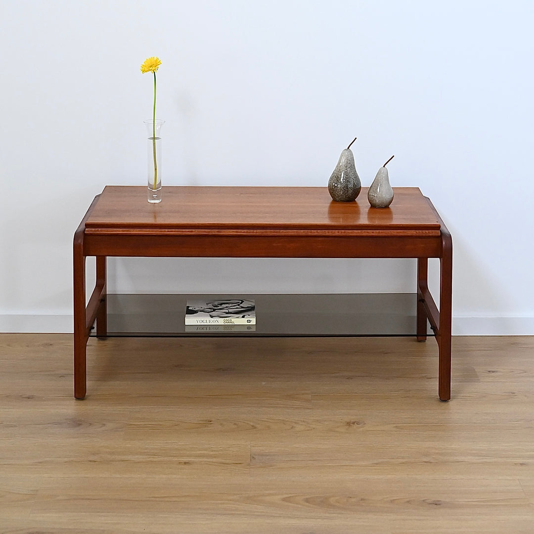 Mid Century Teak Coffee Table Console by Chiswell