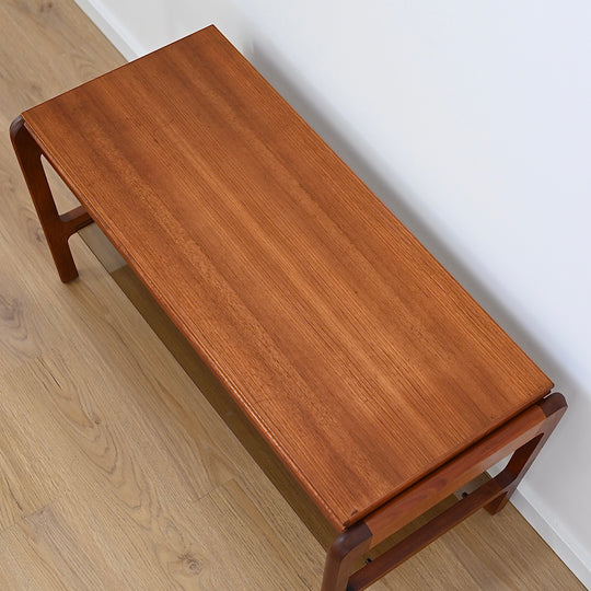 Mid Century Teak Coffee Table Console by Chiswell